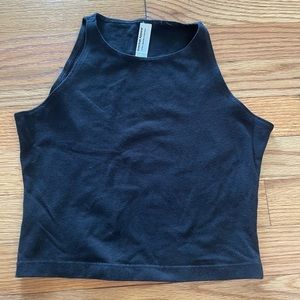 American apparel black tank top